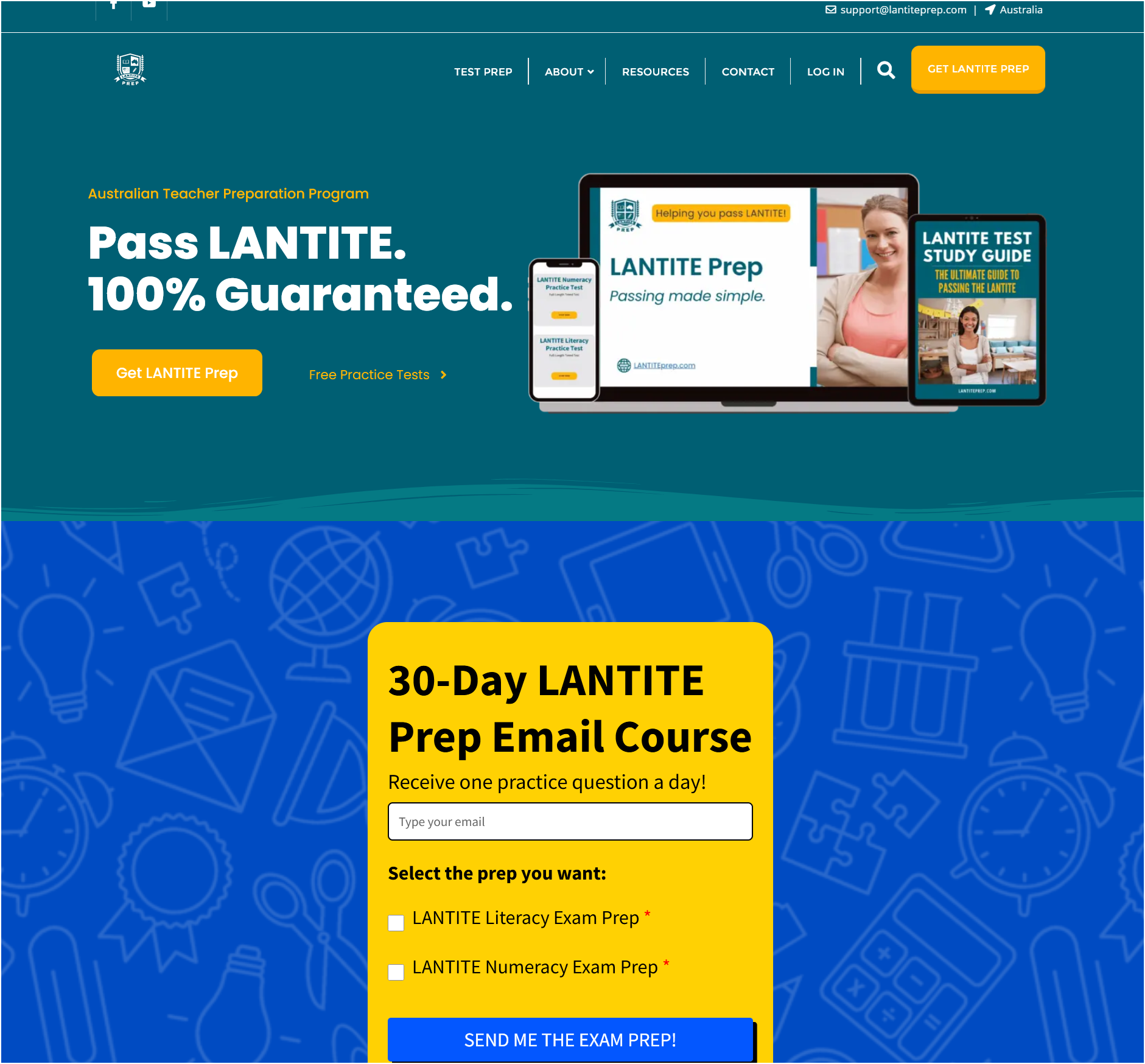 Fake LANTITE site