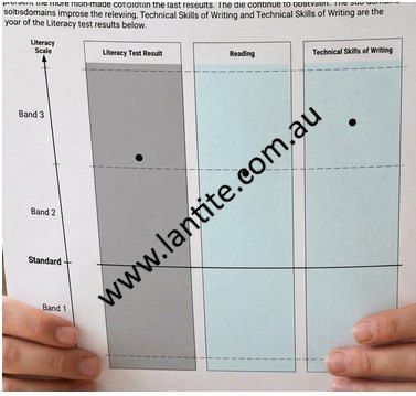 A real LANTITE pass result sent in by a student who used the app